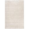 Tapis moderne Alcyone en laine et polyester doux chiné écru et beige