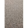 Tapis moderne Alcyone en laine et polyester doux chiné gris souris et beige