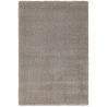 Tapis moderne Alcyone en laine et polyester doux chiné gris souris et beige