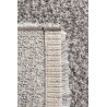 Tapis moderne Alcyone en laine et polyester doux chiné gris et blanc