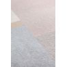 Tapis de salon moderne en laine et polyester Orion pastel écru,rose, bleu gris Tapis de salon moderne en laine et polyester Orion pastel écru,rose, bleu gris