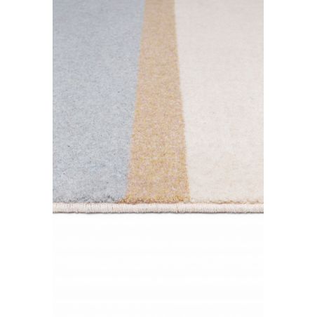 Tapis de salon moderne en laine et polyester Orion pastel écru,rose, bleu gris Tapis de salon moderne en laine et polyester Orion pastel écru,rose, bleu gris