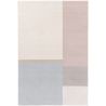 Tapis de salon moderne en laine et polyester Orion pastel écru,rose, bleu gris Tapis de salon moderne en laine et polyester Orion pastel écru,rose, bleu gris