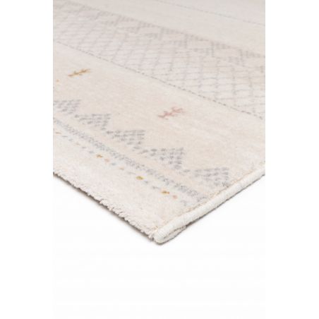 Tapis de salon Jupiter motifs fondus beige en laine et polyester Tapis de salon Jupiter motifs fondus beige en laine et polyester
