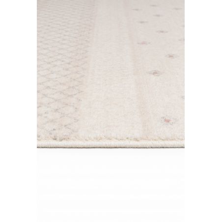 Tapis de salon Jupiter motifs fondus beige en laine et polyester Tapis de salon Jupiter motifs fondus beige en laine et polyester