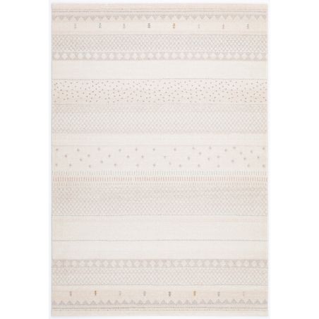 Tapis de salon Jupiter motifs fondus beige en laine et polyester - Tapis  Chic