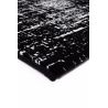 Tapis de salon moderne Vega polyester motif tissu noir et blanc Tapis de salon moderne Vega polyester motif tissu noir et blanc