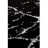 Tapis de salon design Tiaki décor marbre noir et blanc Tapis de salon design Tiaki décor marbre noir et blanc