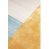 Tapis de salon scandinave en polyester Odin bleu, gris, ocre Tapis de salon scandinave en polyester Odin bleu, gris, ocre