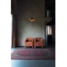Tapis haut de gamme Mercure dessins orientaux avec bordure et médaillon central rouge et bleu Tapis haut de gamme Mercure dessins orientaux avec bordure et médaillon central rouge et bleu