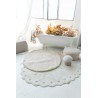 Tapis chambre d'enfant ivoire