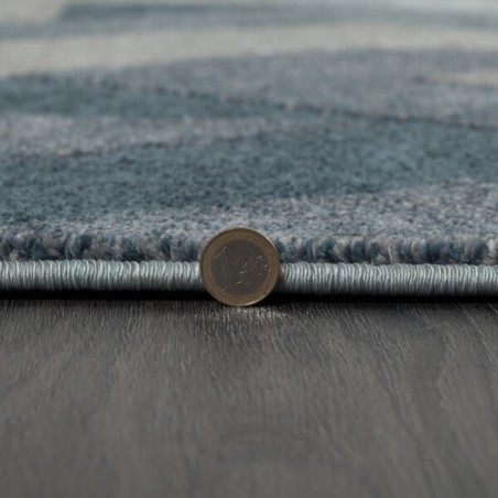 Tapis Bleu design géométrique Aurora Tapis Bleu design géométrique Aurora