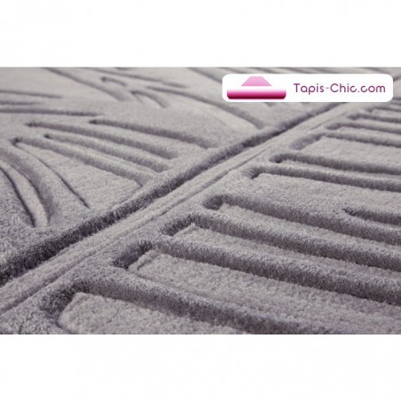 Tapis Feather Gris par Esprit Home Tapis Feather Gris par Esprit Home