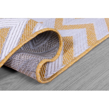 Tapis d'extérieur Florence Alfresco Trieste Jaune Tapis d'extérieur Florence Alfresco Trieste Jaune
