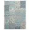 Tapis gris bleu Kilim Patchwork Chenille par Flair Rugs Tapis gris bleu Kilim Patchwork Chenille par Flair Rugs