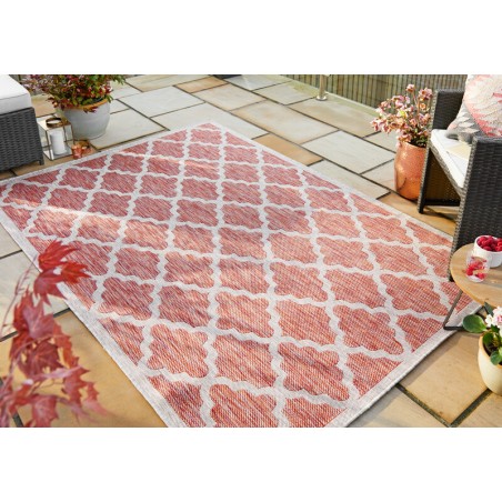 Tapis d'extérieur rouge Florence Alfresco Padua Tapis d'extérieur rouge Florence Alfresco Padua