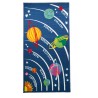 Tapis enfant bleu avec planètes spatiales par flair rugs Tapis enfant bleu avec planètes spatiales par flair rugs