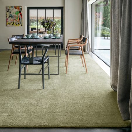 Tapis sur-mesure écoresponsable EUDOTHEA Vert mousse