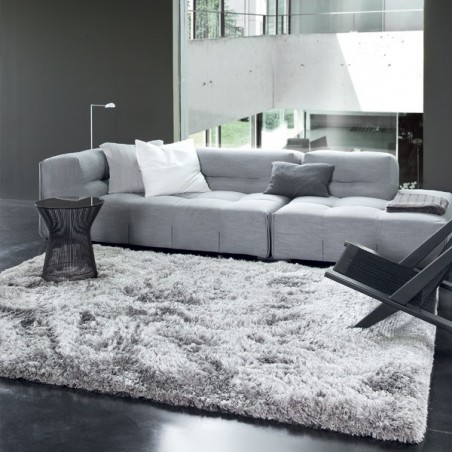 Tapis shaggy gris uni par Ligne Pure Tapis shaggy gris uni par Ligne Pure