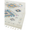 zoom tapis rhombus ariana motifs etniques