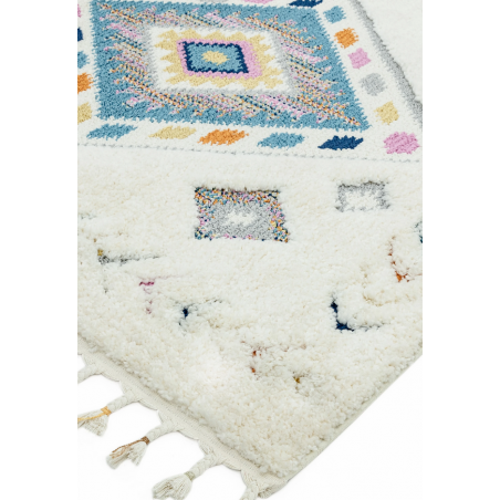 Tapis bohème avec géométrie fondue à carreaux - Sans couture - Yeux  psychédéliques - Tapis de jeu minimaliste - Décoration d'intérieur ou  d'extérieur