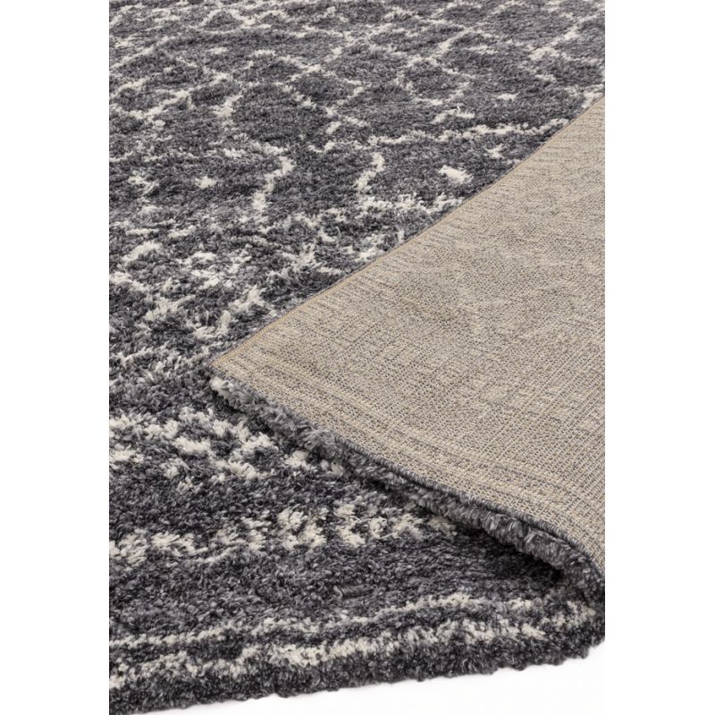 dos du tapis alto gris et gris