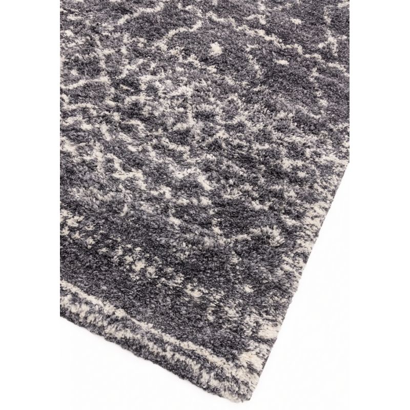zoom tapis alto gris et creme