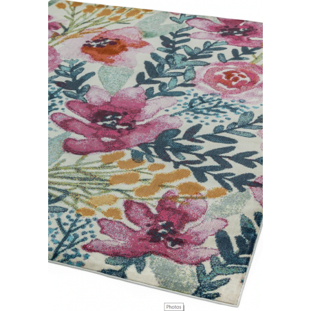 TAPIS MODERNE FLEURI AMELIE TAPIS MODERNE FLEURI AMELIE