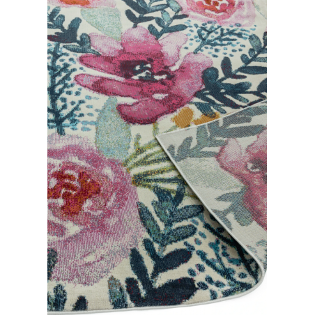 TAPIS ROSE BLEU VERT AMELIE TAPIS ROSE BLEU VERT AMELIE