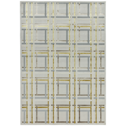 tapis angara elexus creme et gris à motifs géométriques