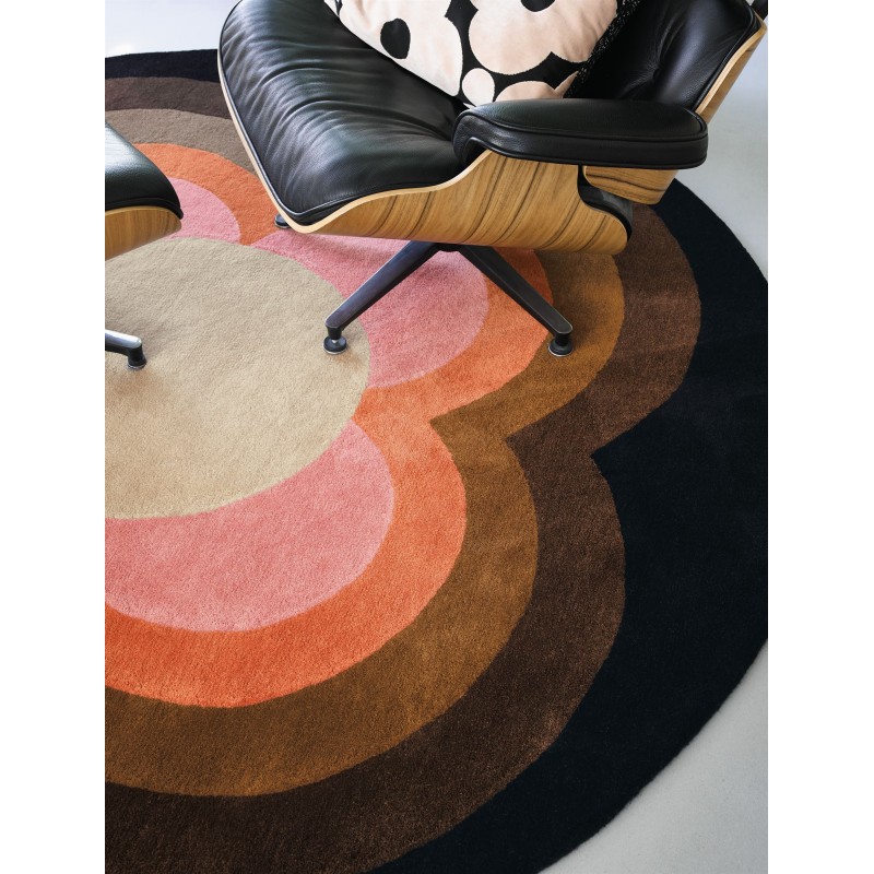 photo ambiance tapis sunflower rose
