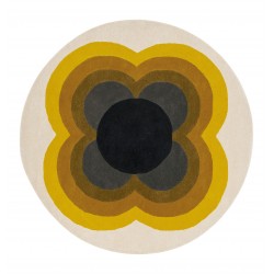 photo principale du tapis sunflower en laine par Orla Kiely