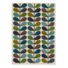 photo principale du tapis Stem Kingfisher en laine par Orla Kiely