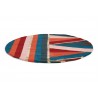 Tapis rond moderne en laine et viscose multicolore Sahara Bourgogne Tapis rond moderne en laine et viscose multicolore Sahara Bourgogne