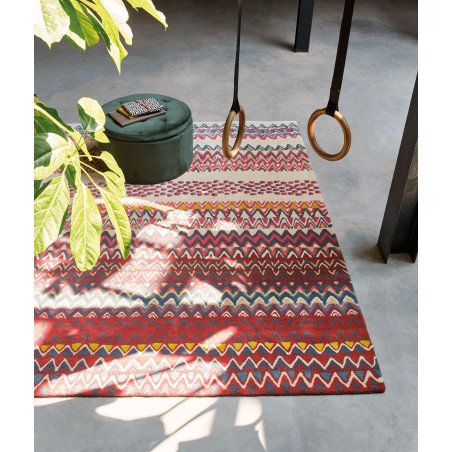 Tapis facile d'entretien Saffron Rouge Tapis facile d'entretien Saffron Rouge
