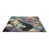 Tapis de salon 100% laine multicolore Mosaïc Lavande