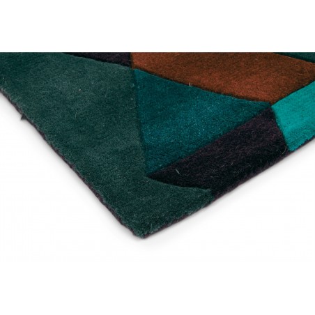 Tapis de bureau en fibres naturelles Mosaïc Aubergine Tapis de bureau en fibres naturelles Mosaïc Aubergine