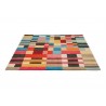 Tapis de salon haut de gamme multicolore Estella domino