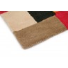 Tapis géométrique multicolore Estella domino