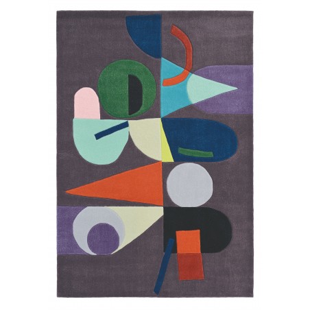 Tapis de salon moderne en laine multicolore Estella moonlight Tapis de salon moderne en laine multicolore Estella moonlight
