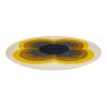 tapis rond sunflower jaune par orla kiely