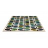 tapis en laine stem kingfisher multi