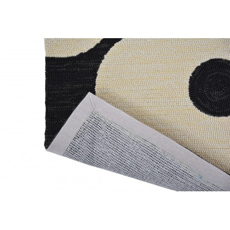 dos Tapis d'extérieur Spot Flower Black dos Tapis d'extérieur Spot Flower Black