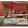 Tapis extérieur avec fleurs Vendaccio Coral ambiance Tapis extérieur avec fleurs Vendaccio Coral ambiance