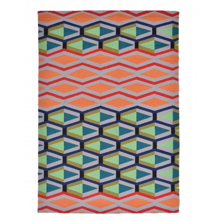 Tapis tufté en polypropylène multicolore Cruz Tapis tufté en polypropylène multicolore Cruz