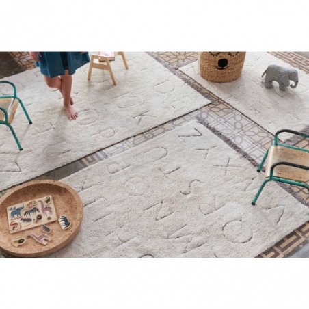 Photo d'ambiance tapis ABC nude Photo d'ambiance tapis ABC nude