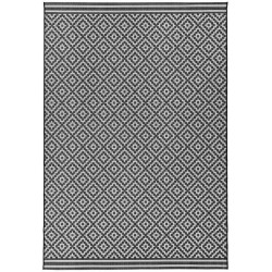 tapis patio mono noir diamond