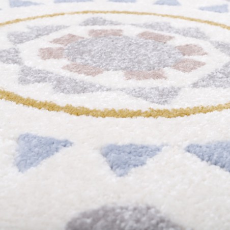 zoom sur tapis de chambre d'enfant nolita ocre et gris zoom sur tapis de chambre d'enfant nolita ocre et gris