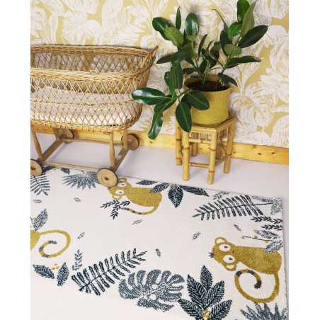 photo d'ambiance tapis rond chambre monkey paradise photo d'ambiance tapis rond chambre monkey paradise