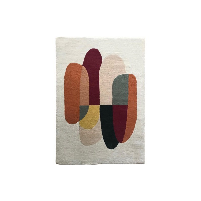 Tapis Design Pluriel multicolore en laine par Edito - EDITO